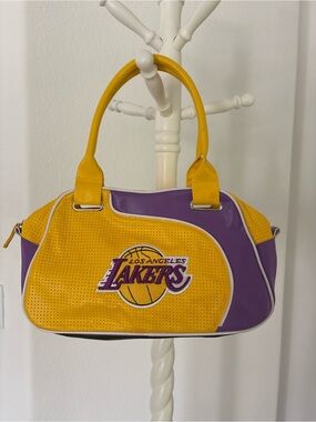 Yellow & Purple Women's Bowling Bag